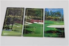 1990-1999 Masters Tournament Yardage Guides - Ten (10)