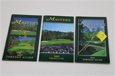 2000-2009 Masters Tournament Yardage Guides + ANGC Yardage Guide - Eleven (11)