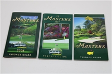 2000-2009 Masters Tournament Yardage Guides + ANGC Yardage Guide - Eleven (11)