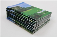 2000-2009 Masters Tournament Yardage Guides + ANGC Yardage Guide - Eleven (11)