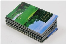 2000-2009 Masters Tournament Yardage Guides + ANGC Yardage Guide - Eleven (11)