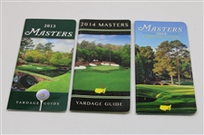 2010-2022 Masters Tournament Yardage Guides - Thirteen (13)