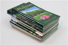 2010-2022 Masters Tournament Yardage Guides - Thirteen (13)