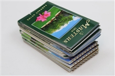 2010-2022 Masters Tournament Yardage Guides - Thirteen (13)