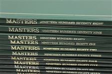 1978-1999 Masters Annuals w/Jack Nicklaus Signed 1986 Annual JSA ALOA