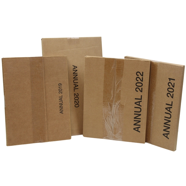 2019, 2020, 2021 & 2022 Masters Tournament Annuals - Unopened