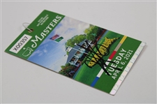 Hideki Matsuyama Signed 2021 Masters Tuesday Ticket #X00357 JSA #CB69460