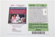 Hideki Matsuyama Signed 2021 Masters Tuesday Ticket #X00357 JSA #CB69460