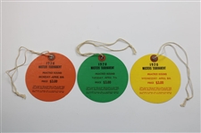 1970 Masters Tournament Monday, Tuesday & Wednesday Practice Rd Tickets - Billy Casper Winner