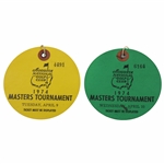 1974 Masters Tournament Tuesday & Wednesday Practice Rd Tickets - Gary Player Winner
