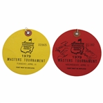 1979 Masters Tournament Tuesday & Wednesday Practice Rd Tickets - Fuzzy Zoeller Winner