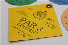 1982 Masters Tournament Monday, Tuesday & Wednesday Practice Rd Tickets - Craig Stadler Winner