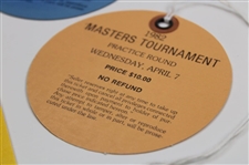 1982 Masters Tournament Monday, Tuesday & Wednesday Practice Rd Tickets - Craig Stadler Winner
