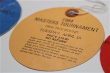 1984 Masters Tournament Monday, Tuesday & Wednesday Practice Rd Tickets - Ben Crenshaw Winner