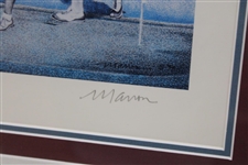 Grand Slam Winners Nicklaus, Sarazen, Hogan & Player Artist Proof LTD ED Collage #138/150 Signed By Artist