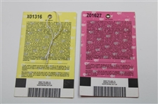 2005 Masters Tournament Monday & Tuesday Practice Rd Tickets - Tiger Woods Winner