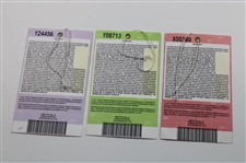 2008 Masters Tournament Monday, Tuesday & Wednesday Practice Rd Tickets - Trevor Immelman Winner