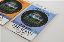 2010 Masters Tournament Monday, Tuesday & Wednesday Practice Rd Tickets - Phil Mickelson Winner