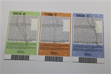 2010 Masters Tournament Monday, Tuesday & Wednesday Practice Rd Tickets - Phil Mickelson Winner