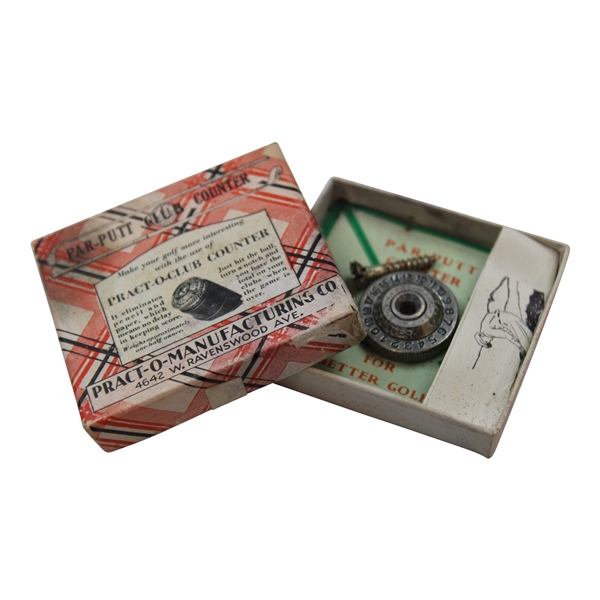 Vintage Par-Putt Club Counter w/Original Box
