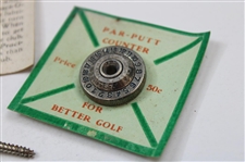 Vintage Par-Putt Club Counter w/Original Box