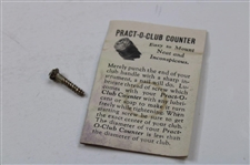 Vintage Par-Putt Club Counter w/Original Box