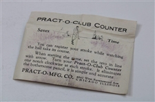 Vintage Par-Putt Club Counter w/Original Box