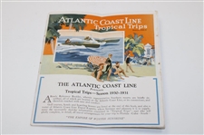Four (4) Vintage Golf Brochures - Three 'Tropical Trips' & One 'In The Carolinas'