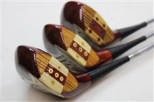 MacGregor Eye-O-Matic Tourney Driver, 2 Wood, & 3 Wood 