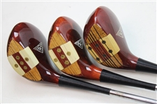 MacGregor Eye-O-Matic Tourney Driver, 2 Wood, & 3 Wood 