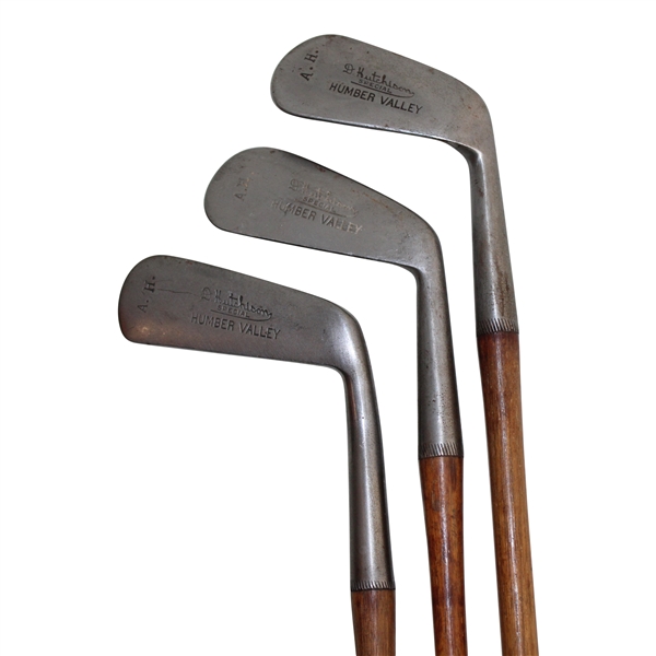 D. Hutchison Special Humber Valley A.H. Iron, Mashie, & Wryneck Putter