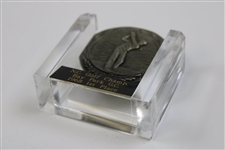1968 Bay Park Golf Club NC 1st Place Golf Champ Golf Medal on Lucite Base