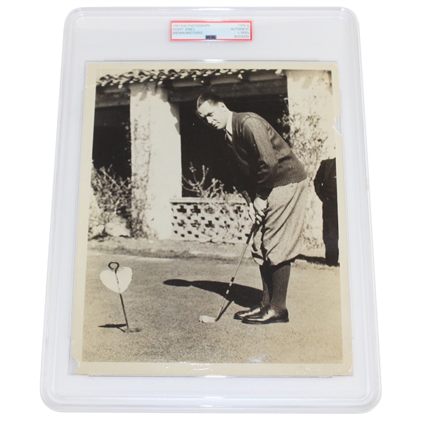 1930 Bobby Jones The Greatest Golfer in the World Large Head to Toe Photo (PSA)