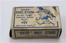 Vintage Giles Golf Studs For Shoes w/Box circa 1920's/30's