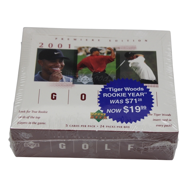 Unopened 2001 Upper Deck Red Premiere Edition Golf Box