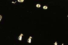 Vintage Golf Jewelry Display Box
