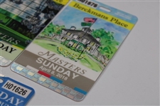 Five (5) Masters Tournament Berckmans Place Badges From 2015-2018