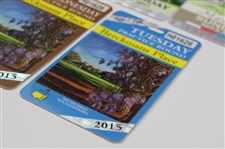 Five (5) Masters Tournament Berckmans Place Badges From 2015-2018