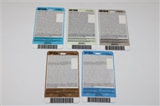 Five (5) Masters Tournament Berckmans Place Badges From 2015-2018