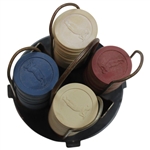 Set of Golf Themed Poker Chips