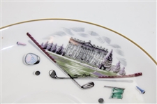 Royal Worcester Fine Bone China Golf Themed Tea Cup Set