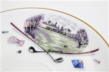 Royal Worcester Fine Bone China Golf Themed Tea Cup Set