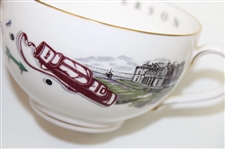 Royal Worcester Fine Bone China Golf Themed Tea Cup Set