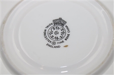 Royal Worcester Fine Bone China Golf Themed Tea Cup Set
