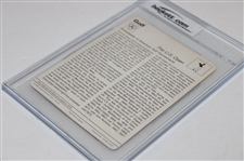 Five (5) 1977-79 Sportscaster Oversize Golf Cards BVG