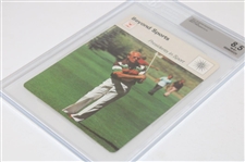 Five (5) 1977-79 Sportscaster Oversize Golf Cards BVG