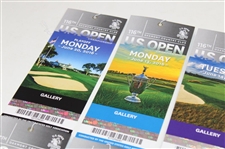 2016 US Open at Oakmont CC Complete Ticket Set - Dustin Johnson Winner