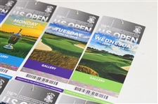 2016 US Open at Oakmont CC Complete Ticket Set - Dustin Johnson Winner