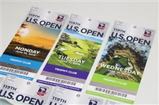 2019 US Open at Pebble Beach Complete 7 Day Ticket Set - Gary Woodland Winner