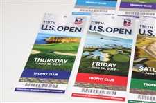 2019 US Open at Pebble Beach Complete 7 Day Ticket Set - Gary Woodland Winner